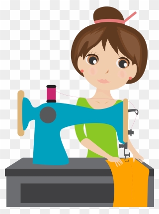 Ingznk Dfkqso Png Sew - Dressmaker Clipart Transparent Png