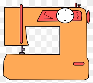 Transparent Sewing Machine Cartoon Png Clipart