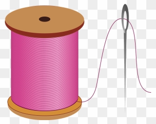 Sewing Needle Thread Clipart - 糸 を 通す イラスト - Png Download