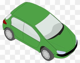 Peugeot 206 Green Clipart - Car Clipart - Png Download