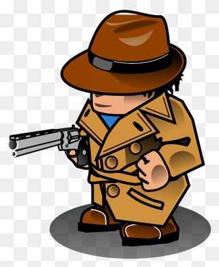 Transparent Detective Png - Detective Loading Gun Clipart Png