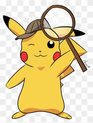 Transparent Detective Pikachu Png Clipart