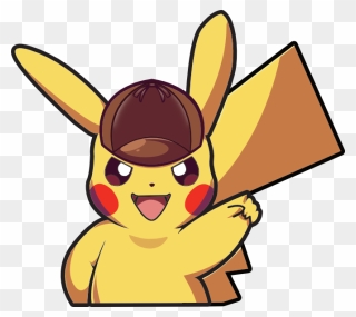 Detective Pikachu - Detective Pikachu Clip Art - Png Download