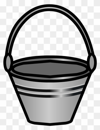 Feeding Bucket - Cartoon Transparent Bucket Png Clipart