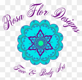 Rosa Flor Designs, Face Painting, Body Art, Henna & - Calligraphy Clipart