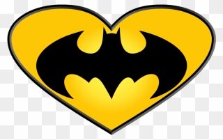 Batman Heart Eire Apparent Irish Apparel And More - Batman Symbol Clipart