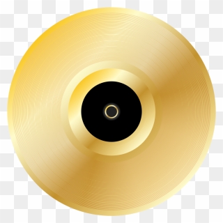 Graphic Transparent Stock Record Transparent Gold - Circle Clipart