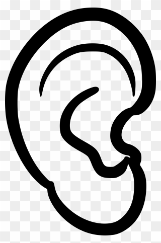 Ear Anatomy Clip Art - Clip Art Of Ear - Png Download