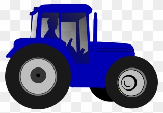 Thumb Image - Blue Tractor Clipart - Png Download