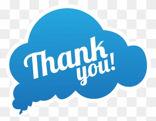 Thank You Thank You Transparent Blue- - Thank You Png Blue Clipart