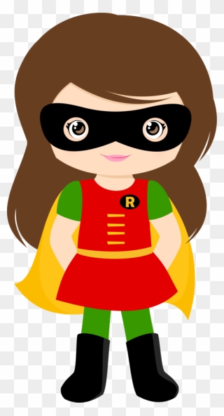 Minus Hero Girl, Batman Party, Batman Birthday, - Super Heroes Animados Niñas Clipart