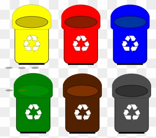 Recycling Bins Png Clipart