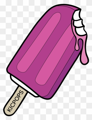 Purple Clipart Popsicle, Purple Popsicle Transparent - Popsicle Clipart - Png Download
