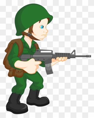 Army Guy At Getdrawings - Soldier Clip Art - Png Download