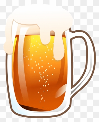 Beer Mug Emoji Clipart - Beer Glass Emoji Png Transparent Png