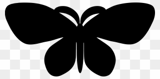 Transparent Butterfly Clip Art Black And White - Clip Art - Png Download