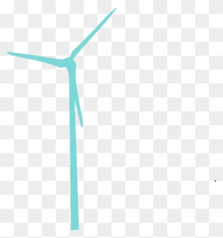 Wind Turbine Clip Art - Png Download