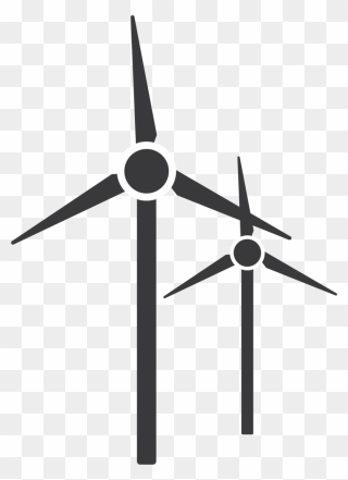 Wind Turbines - Wind Turbines Clipart Png Transparent Png