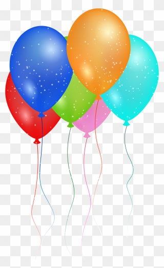 Birthday Balloons Png - Happy Birthday Party Balloons Clipart