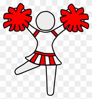 Cheerleader, Pom-poms - Clip Art Pom Poms - Png Download
