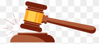 Gavel Judge Hammer Clip Art - Judge Gavel Clipart Png Transparent Png