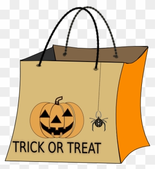 Trick Or Treat Bag Clipart - Png Download