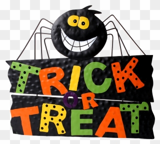 Trick Or Treat Png Background Image - Cartoon Trick Or Treat Sign Clipart