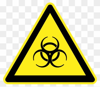 Computers Clipart Hazard - Warning Biological Hazard - Png Download