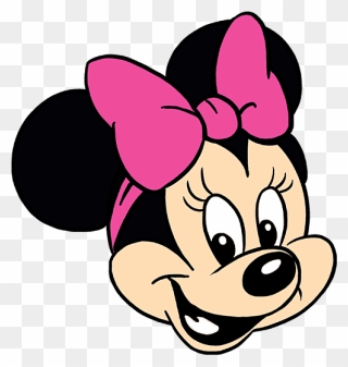 Ear Clipart Goofy - Minnie Mouse Face - Png Download