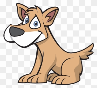 Dog With Blue Eyes Clipart - Cartoon Dog Png Transparent Png