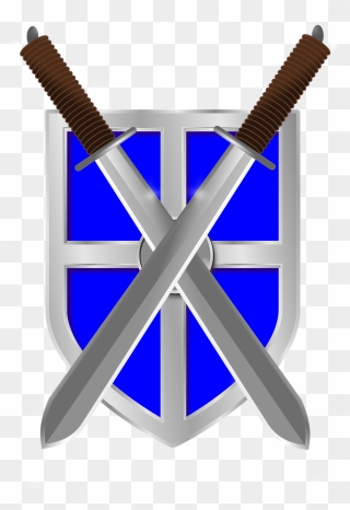 Transparent Sword Cross Png - Shield And Sword Clipart Png