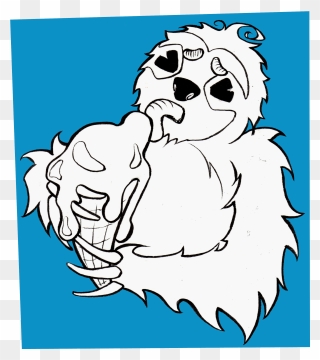 That Sure Is Not Easy Fom Him Cute Sloth Eating An - Cartoon Clipart