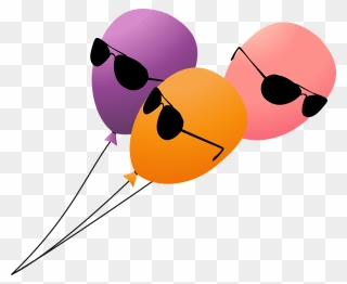 Birthday Balloon Graphics - Funny Balloon Png Clipart