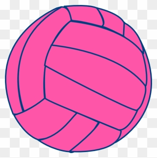 Heart Shaped Volleyball Clipart Banner Freeuse Library - Clipart Netball - Png Download
