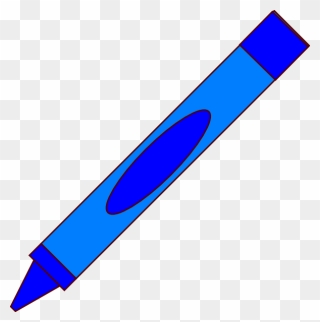 Clip Art Danasojak Top - Blue Crayon Clipart - Png Download