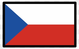 Czechia Flag Emoji Clipart - Png Download