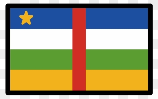 Central African Republic Flag Emoji Clipart - Flag - Png Download