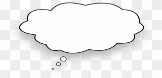 Clouds Clipart Thought Bubble - Heart - Png Download