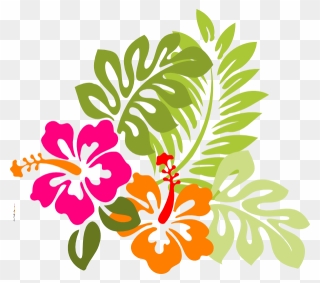 Flores Clip Art At - Flower With Vines Clipart - Png Download