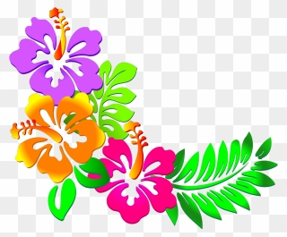 Hawaiian Flowers Clip Art - Png Download