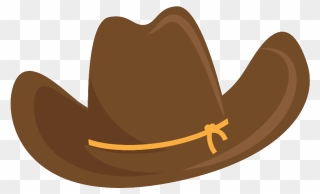 Cowgirl Clipart Brown Cowboy Boot - Sombrero Vaquero Animado Png Transparent Png