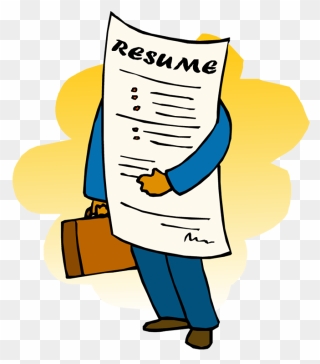 Job Resume Clipart - Job Clip Art - Png Download