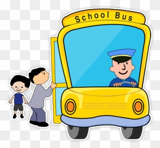 Driving Clipart Indian Bus Conductor - Clipart School Bus Driver - Png Download