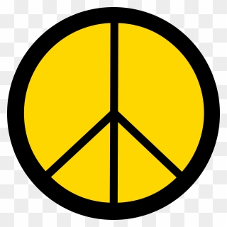 School Bus Yellow Peace Symbol 12 Dweeb Peacesymbol - Symbol For Black People Clipart