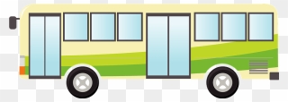 Bus Car Clipart - Commercial Vehicle - Png Download