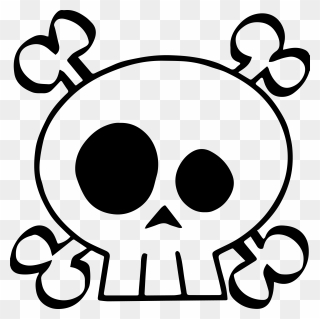 Skull And Bones Kids Clipart
