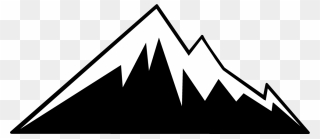 Hidef Mountain Clip Art At - Triangle - Png Download