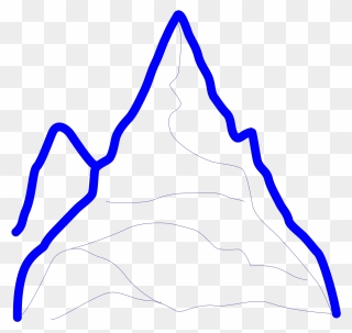 Mount Everest Drawing Easy Clipart