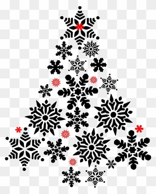 Christmas Tree Clipart Red - Png Download
