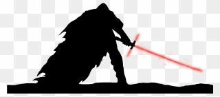 Star Wars Vii - Star Wars Kylo Ren Silhouette Clipart